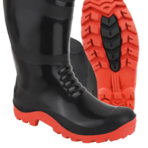 PVC Safety Gumboots, 15-inch, Non-Metallic Toe Cap, Oil and Acid Resistant, Boots For Men